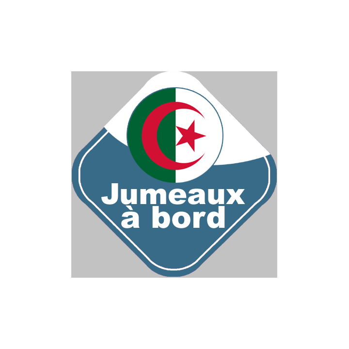 bébé à bord jumeaux d'origine Algérienne