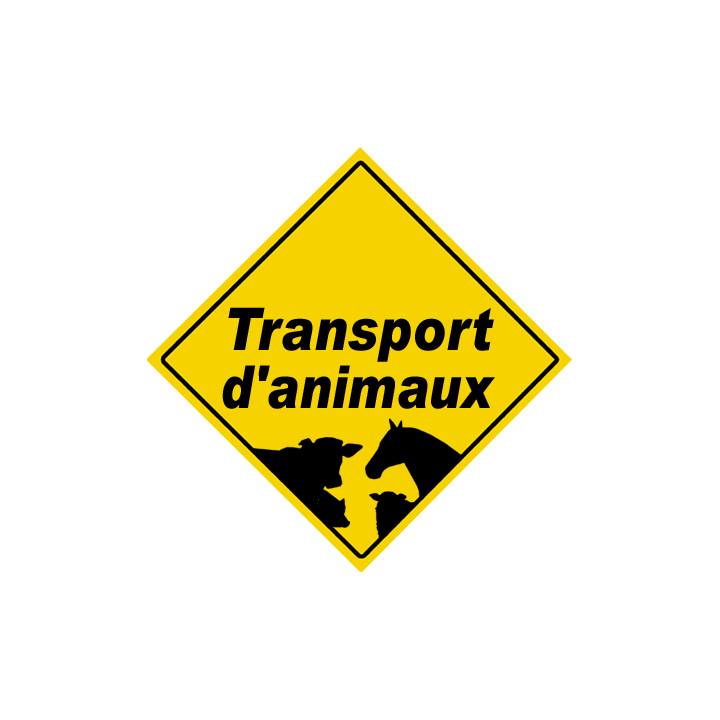 autocollant Transport d'animaux vivants