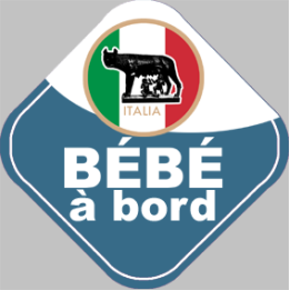 bébé à bord gars d'origine Italienne