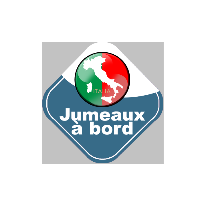 bébé à bord jumeaux d'origine Italienne