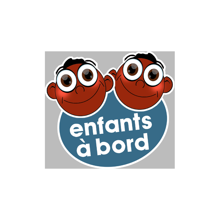 enfants à bord 2 gars