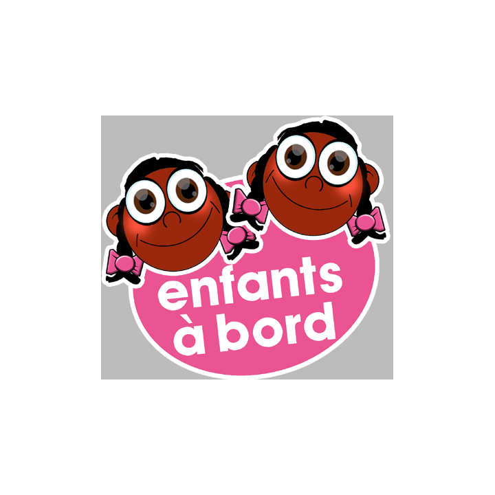 enfants à bord 2 filles