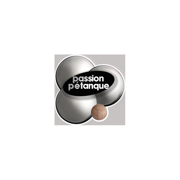 autocollant passion Pétanque